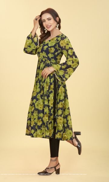 FLOWER PRINT KURTI KURTA 