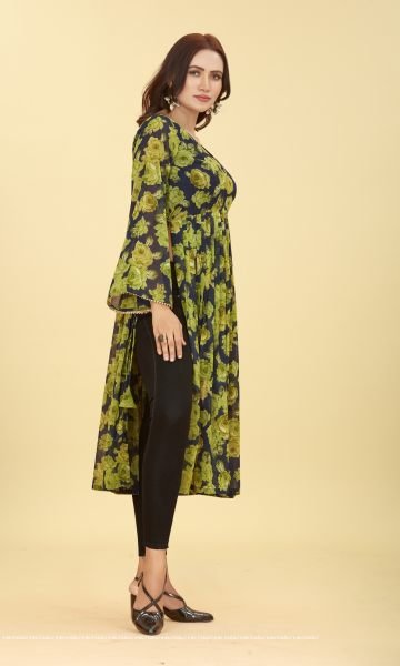 FLOWER PRINT KURTI KURTA 