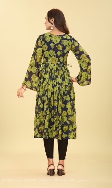 FLOWER PRINT KURTI KURTA 