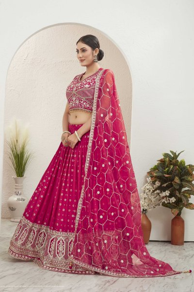 JACQUARD LEHENGA CHOLI SIDERS LEHENGA