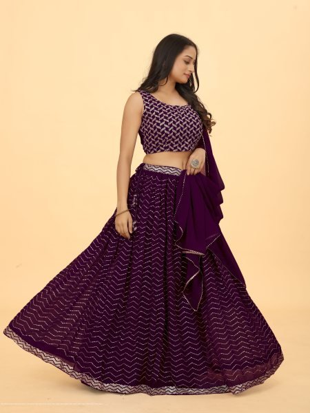 SEQUINS LEHENGA SET SANGEET SANDHYA