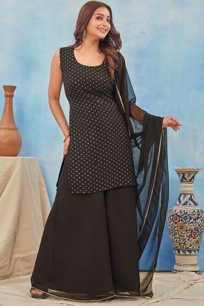 Black Sharara Set SHARARA SET