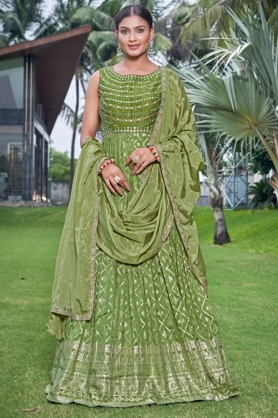 EMBROIDERY GOWN WITH DUPATTA ETHNIC GOWN