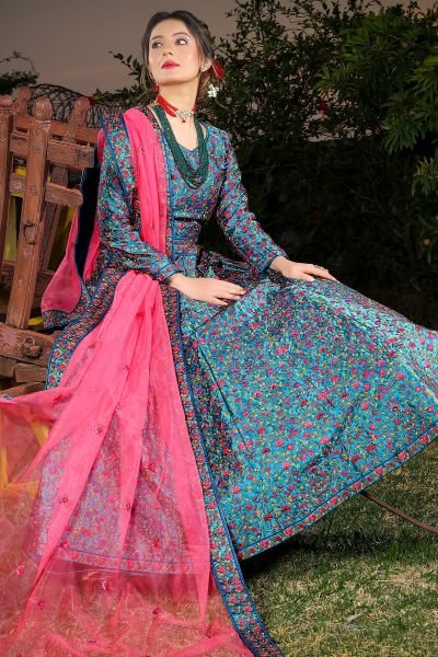 FIROZI PINK ETHNIC LEHENGA