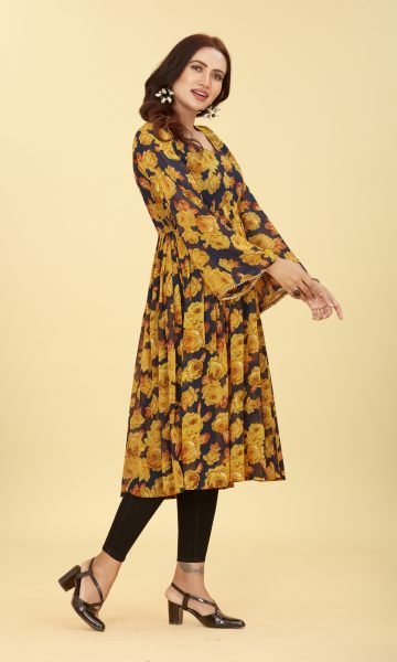 FLOWER PRINT KURTI KURTA 