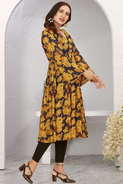 FLOWER PRINT KURTI KURTA 