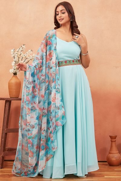 GOWN WITH DUPATTA Ethnic Dresses