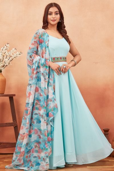 GOWN WITH DUPATTA Ethnic Dresses