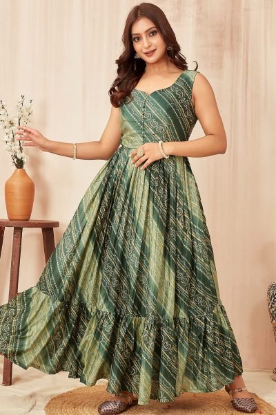 GREEN FROCK GOWN