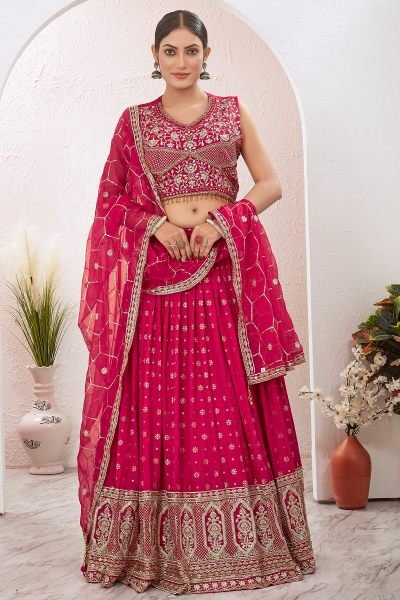 JACQUARD LEHENGA CHOLI LEHENGA