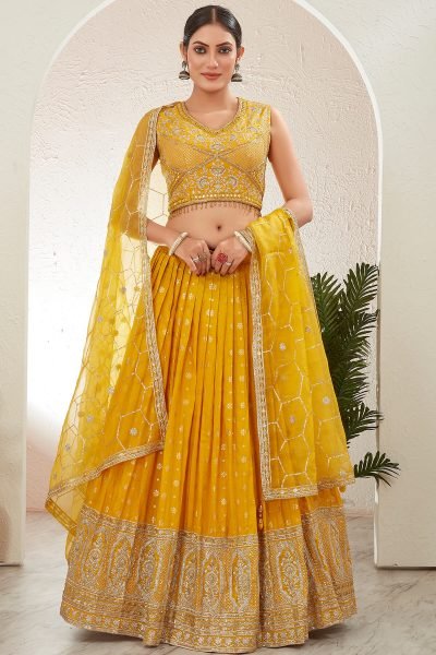 JACQUARD LEHENGA CHOLI LEHENGA