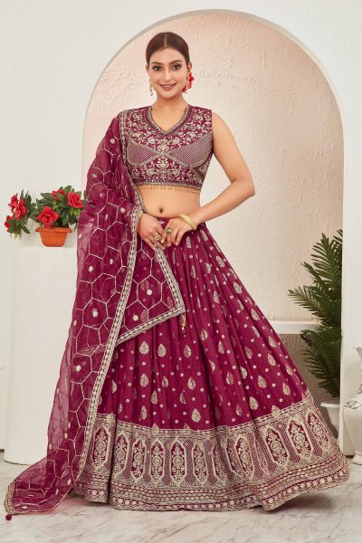 JACQUARD LEHENGA CHOLI SIDERS LEHENGA