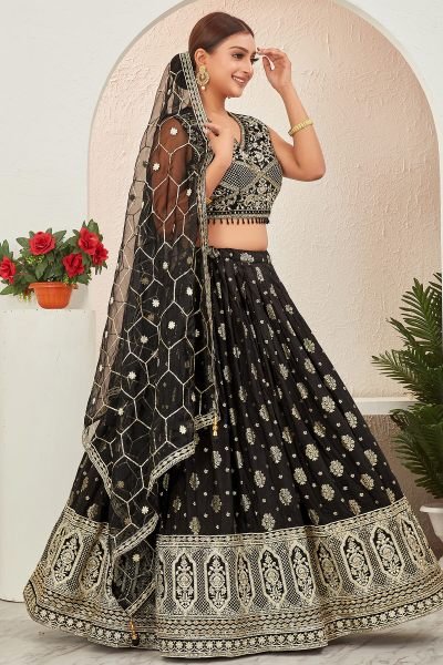 JACQUARD LEHENGA CHOLI SIDERS LEHENGA