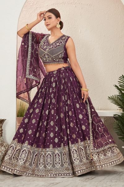 Jacquard Lehenga Choli SIDERS LEHENGA