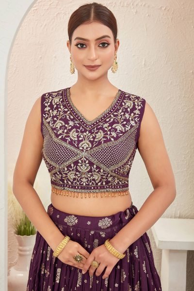Jacquard Lehenga Choli SIDERS LEHENGA