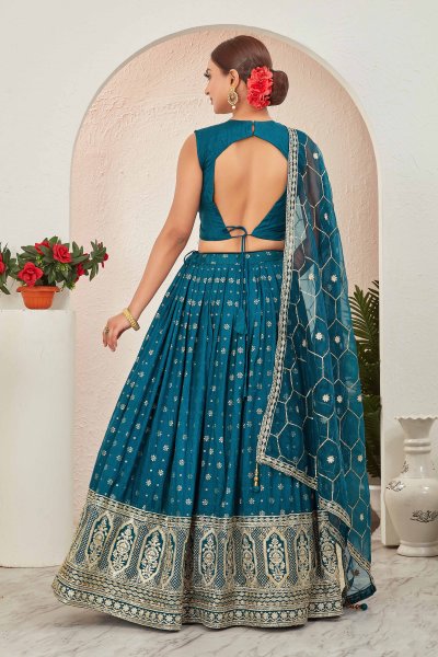 JACQUARD LEHENGA CHOLI SIDERS LEHENGA