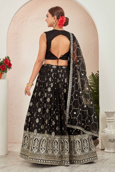 JACQUARD LEHENGA CHOLI SIDERS LEHENGA