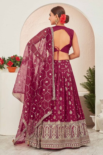 JACQUARD LEHENGA CHOLI SIDERS LEHENGA