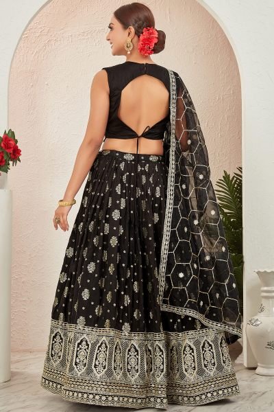 JACQUARD LEHENGA CHOLI SIDERS LEHENGA