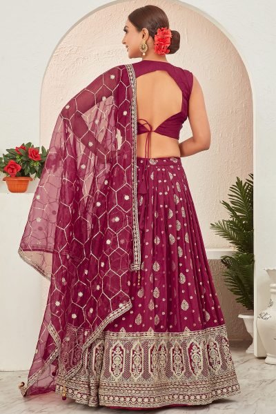 JACQUARD LEHENGA CHOLI SIDERS LEHENGA