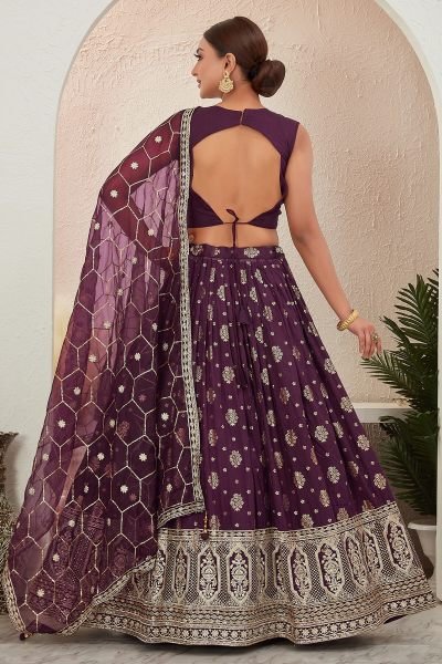 Jacquard Lehenga Choli SIDERS LEHENGA