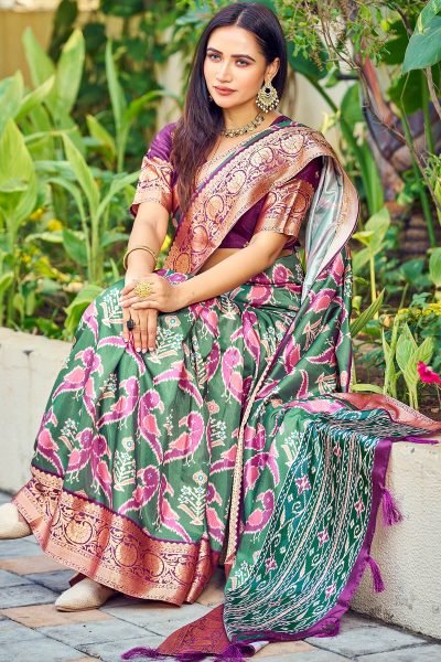 KALAMKARI PRINT SILK SAREE SAREE