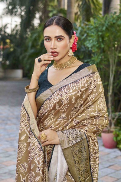 KALAMKARI PRINT SILK SAREE SAREE