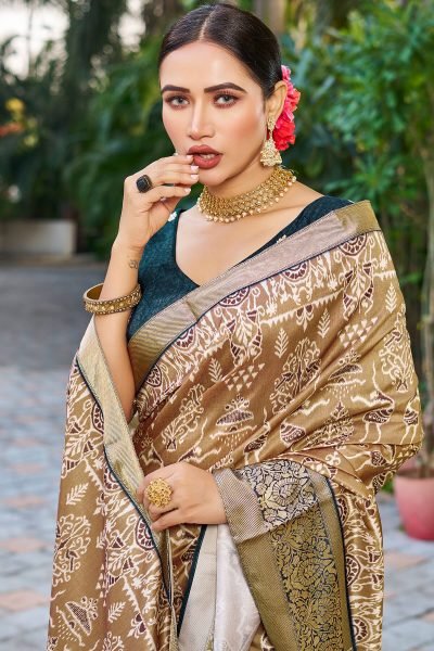 KALAMKARI PRINT SILK SAREE SAREE