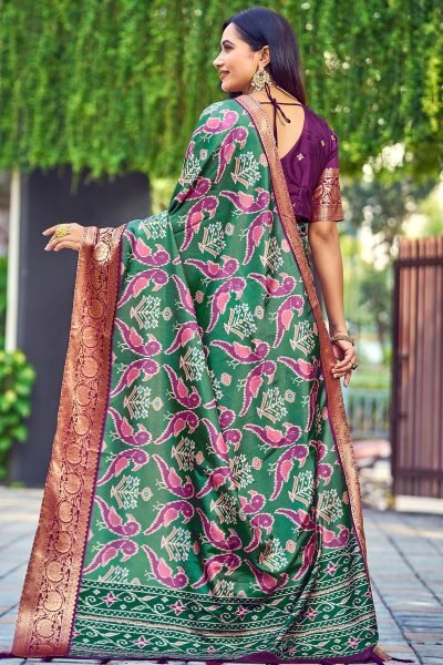 KALAMKARI PRINT SILK SAREE SAREE