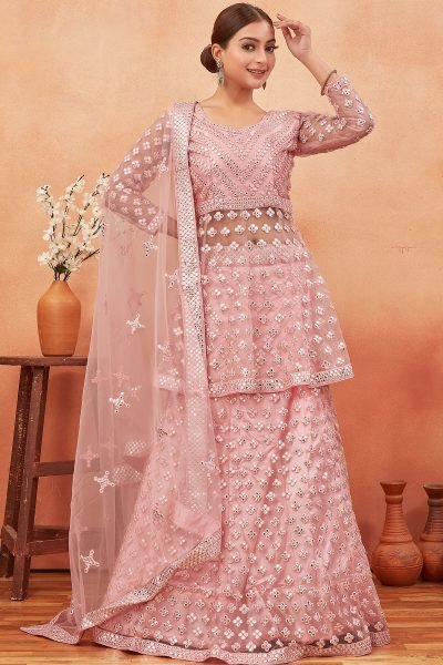 PINK ETHNIC LEHENGA