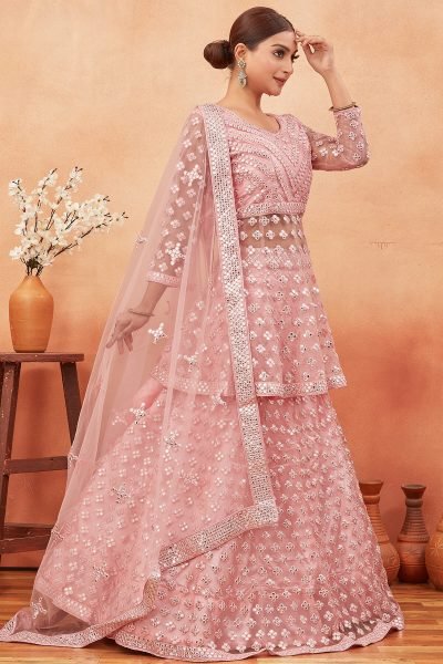 PINK ETHNIC LEHENGA