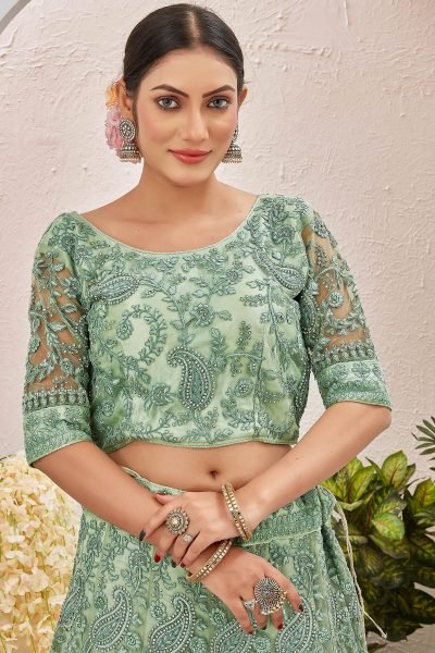 PISTA ETHNIC LEHENGA