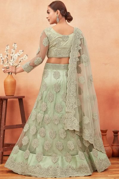 PISTA ETHNIC LEHENGA