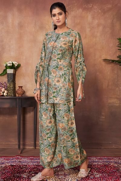 Printed Top With Palazzo CO-ORDS