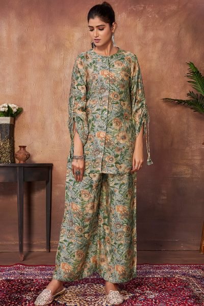 Printed Top With Palazzo CO-ORDS