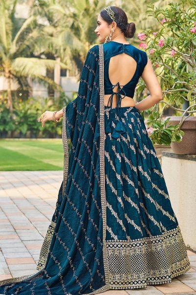 RAMA VISCOSE JACQUARD LEHENGA CHOLI SIDERS LEHENGA