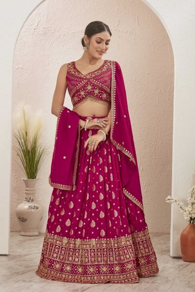 RANI JACQUARD LEHENGA CHOLI SIDERS LEHENGA