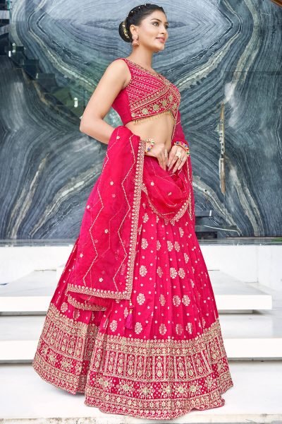 RANI JACQUARD LEHENGA CHOLI SIDERS LEHENGA