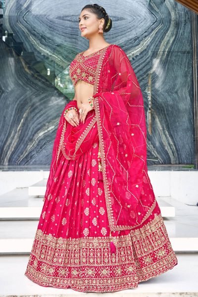 RANI JACQUARD LEHENGA CHOLI SIDERS LEHENGA