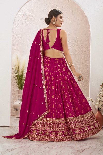 RANI JACQUARD LEHENGA CHOLI SIDERS LEHENGA