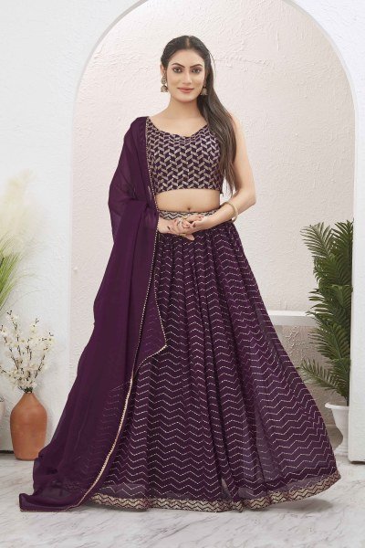 SEQUINS LEHENGA SET SANGEET SANDHYA