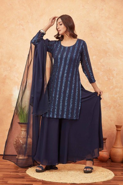 SEQUINSED WOMEN KURTA SET KURTA SET