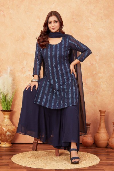 SEQUINSED WOMEN KURTA SET KURTA SET