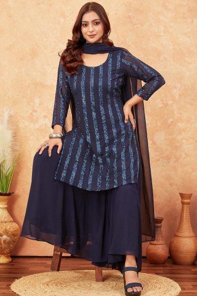 SEQUINSED WOMEN KURTA SET KURTA SET