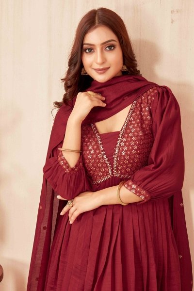 WOMEN EMBROIDERY SHARARA SET KURTA SET