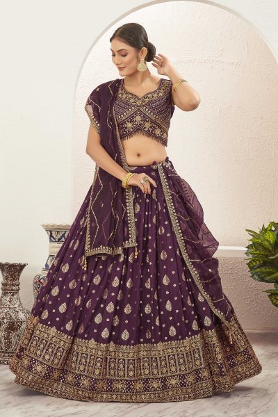 Buy Ravishing gaji silk lehenga choli to vibrant your look at wedding and  navratri at Rs. 4000 online from Amavi Expo saree : aaa114