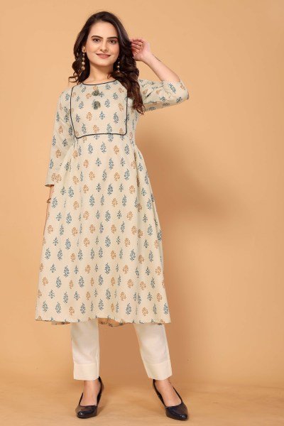 WOMEN A LINE KURTA SET KURTA SET