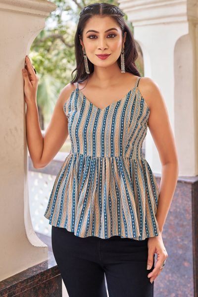 Women Cotton Printed Ethnic Tunic Tunic