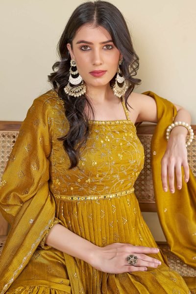 Women Embroidered Sharara Set SHARARA SET