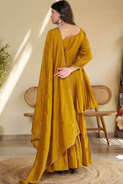 Women Embroidered Sharara Set SHARARA SET
